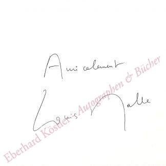 Malle, Louis, Regisseur (1932-1995). Malle, Louis, Regisseur (1932-1995).