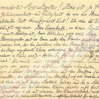 Nietzsche -  Gast, Peter (d. i. Heinrich Köselitz), Komponist (1854-1918).