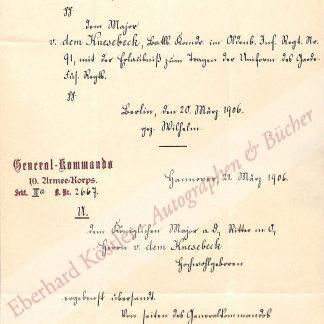 Schmidt von Knobelsdorf, Konstantin, General der Infanterie (1860-1936).