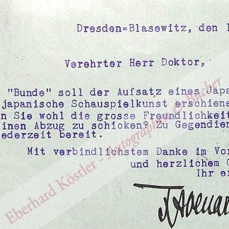Avenarius, Ferdinand, Schriftsteller und Redakteur (1856-1923).