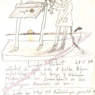 Janssen, Horst, Zeichner und Grafiker (1929-1995).