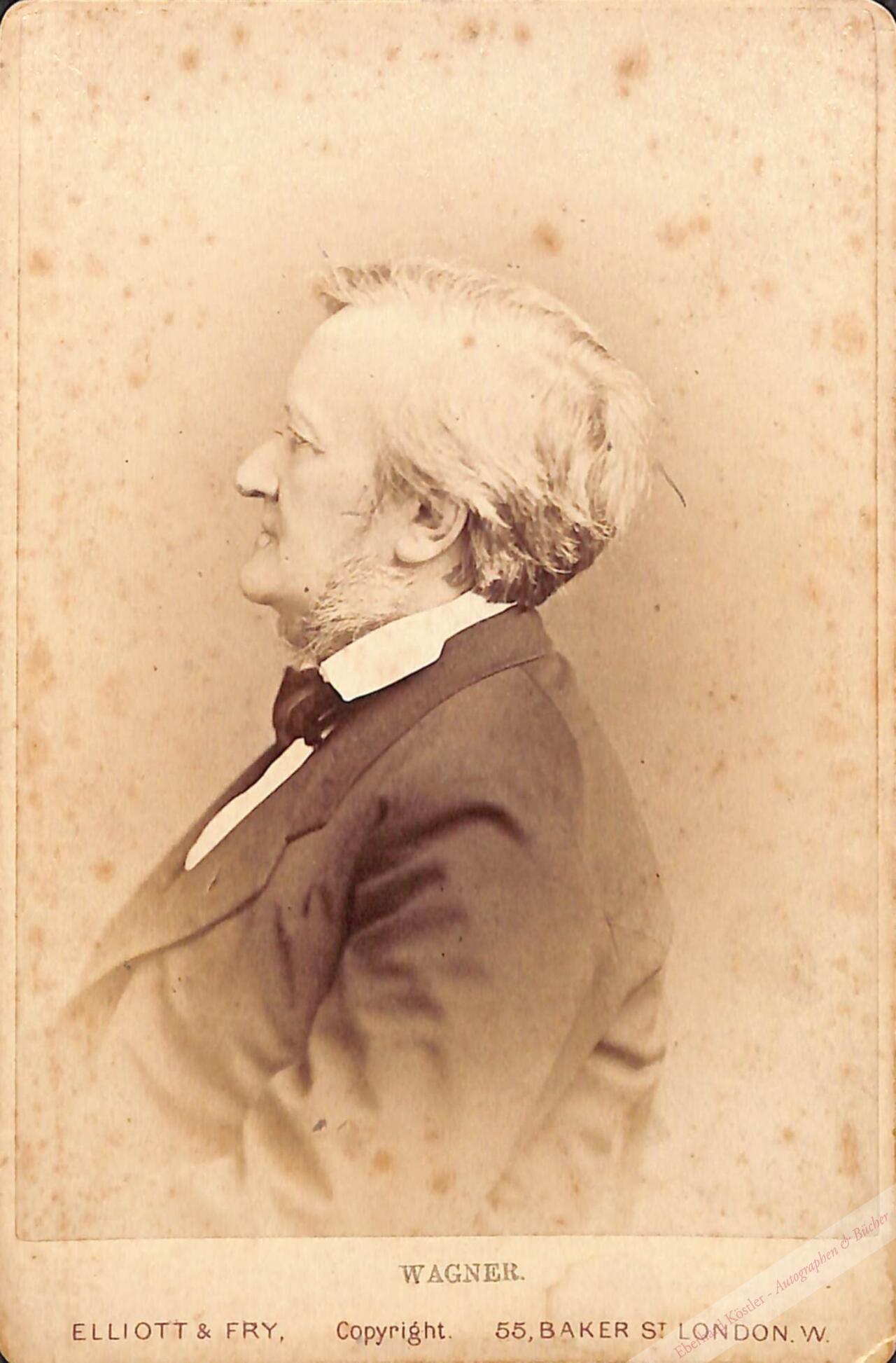 Wagner, Richard, Komponist (1813-1883). Wagner, Richard, Komponist (1813-1883).