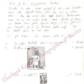 Janssen, Horst, Zeichner und Grafiker (1929-1995).