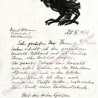 Ackermann, Helmut, Grafiker und Maler (1936-2017).