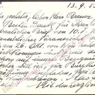 Trebitsch, Siegfried, Schriftsteller (1869-1956). Trebitsch, Siegfried, Schriftsteller (1869-1956).