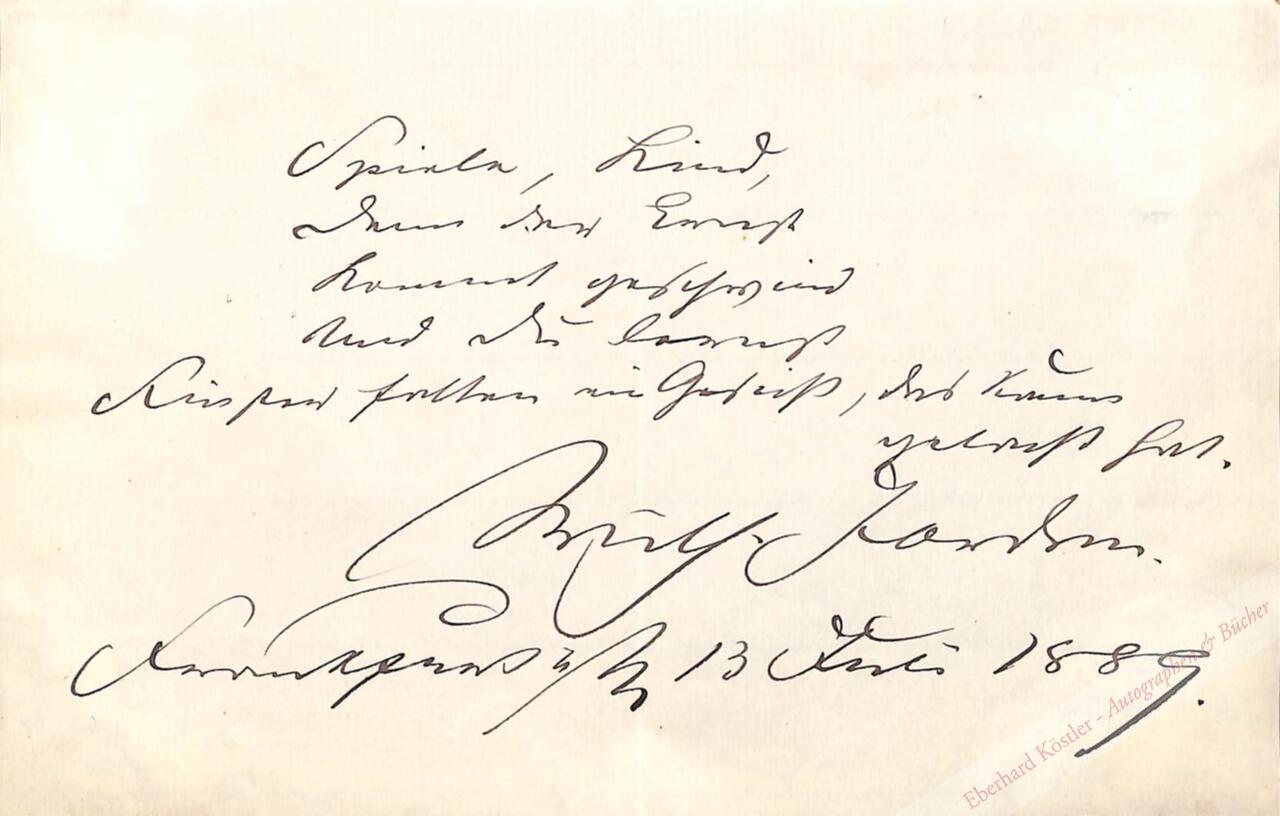 Jordan, Wilhelm, Schriftsteller (1819-1904). Jordan, Wilhelm, Schriftsteller (1819-1904).