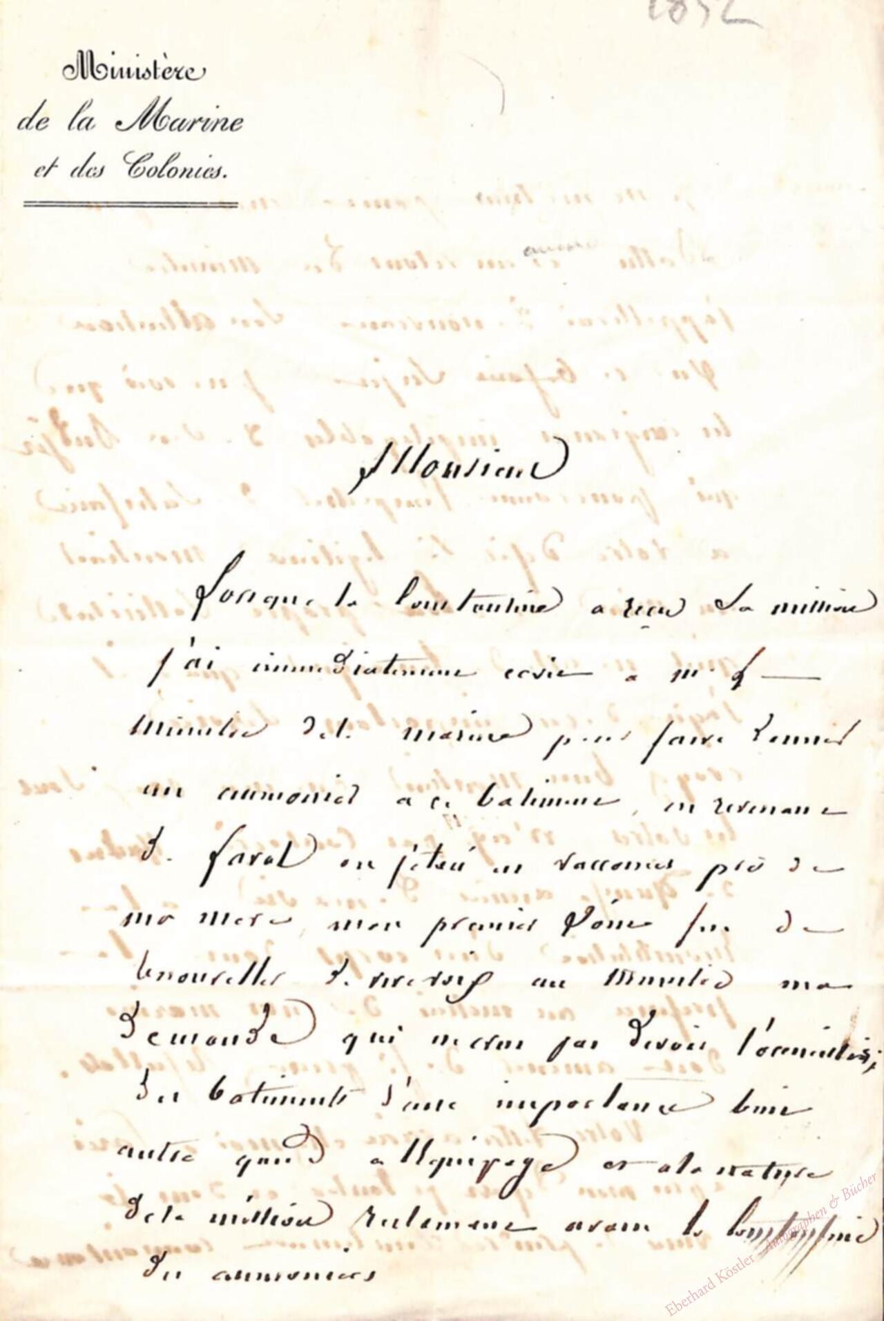 Coquereau, Félix, Abbé und Marinebeamter (1808-1866).