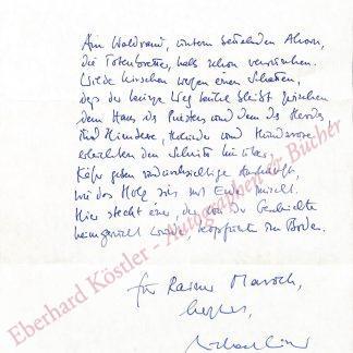 Krüger, Michael, Schriftsteller, Verleger und Übersetzer (geb. 1943).