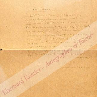 Nordström, Clara (d. i. von Vegesack), Schriftstellerin (1886-1962).