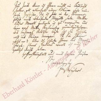 Wichert, Ernst, Schriftsteller (1831-1902).