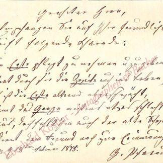 Pfarrius, Gustav, Schriftsteller und Lehrer (1800-1884).