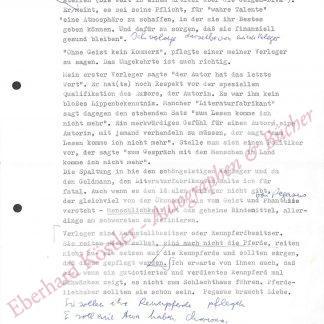 Struck, Karin, Schriftstellerin (1947-2006).