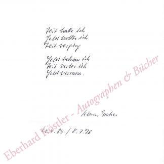 Stiller, Klaus, Schriftsteller (1941-2014).