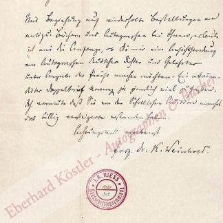 Weinhold, Karl August, Mediziner (1782-1829).