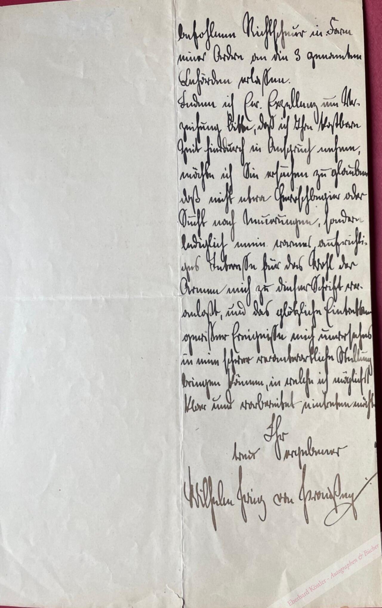 Wilhelm II.,, Deutscher Kaiser, hier noch als Kronprinz (1859-1941). Wilhelm II.,, Deutscher Kaiser, hier noch als Kronprinz (1859-1941).