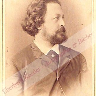 Heyse, Paul, Schriftsteller und Nobelpreisträger (1830-1914).