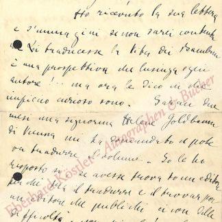 Lombroso Carrara, Paola, Schriftstellerin (1871-1954).