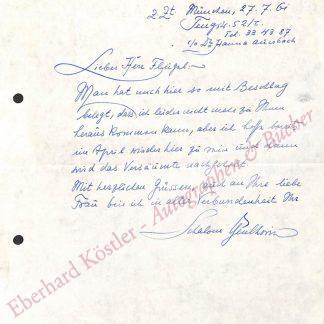 Ben-Chorin, Schalom (geb. Fritz Rosenthal), Schriftsteller und Religionswissenschaftler (1913-1999). Ben-Chorin, Schalom (geb. Fritz Rosenthal), Schriftsteller und Religionswissenschaftler (1913-1999).