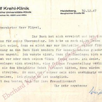 Weizsäcker, Viktor von, Neurologe (1886-1957).