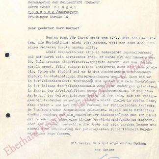 Flitner, Wilhelm, Pädagoge (1889-1990).