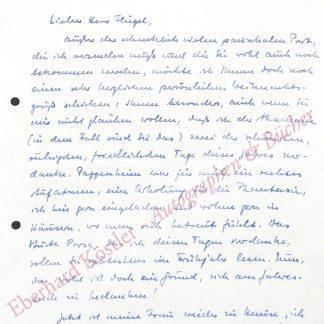 Gregor-Dellin, Martin, Schriftsteller (1926-1988).