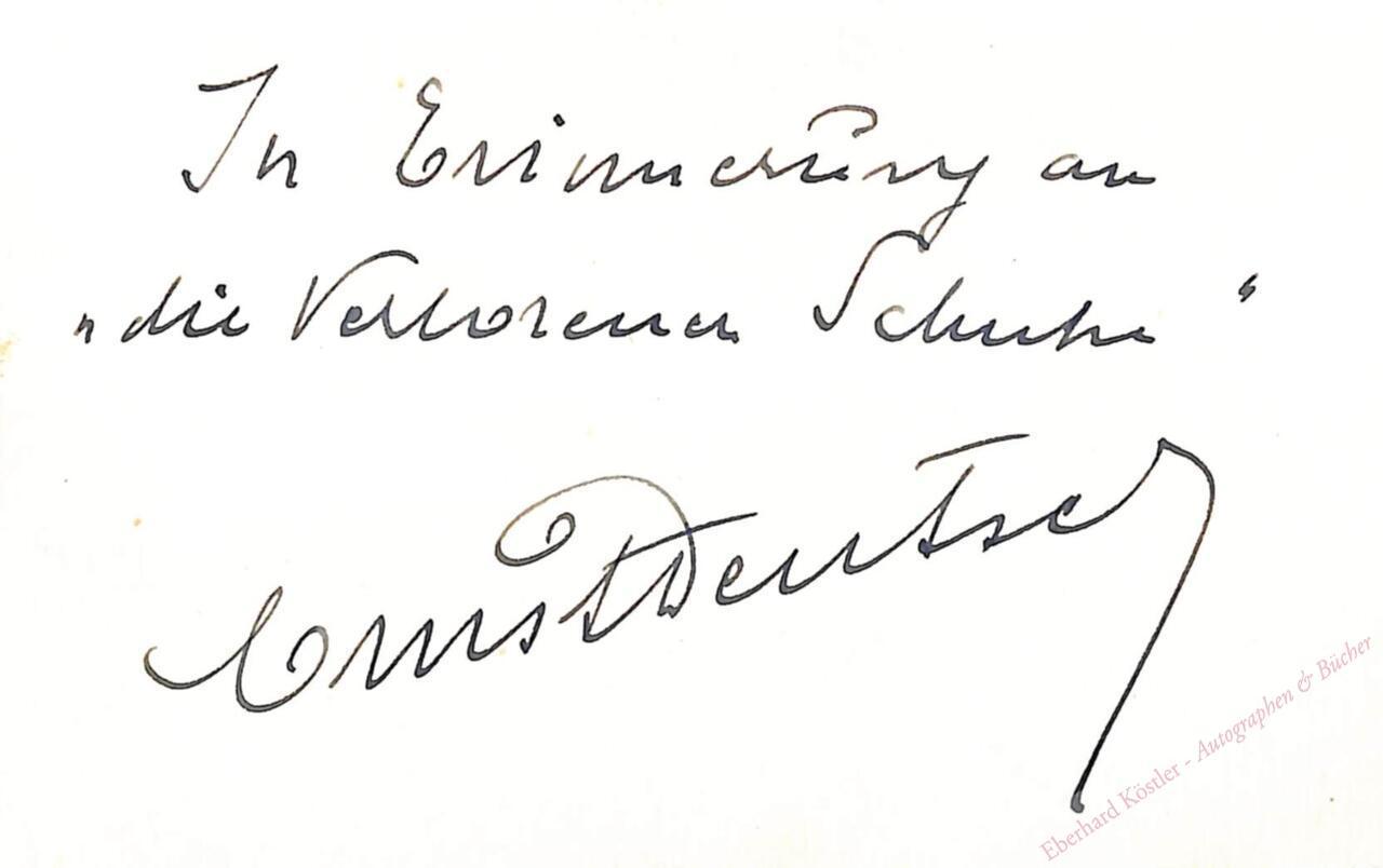 Deutsch, Ernst, Schauspieler (1890-1969). Deutsch, Ernst, Schauspieler (1890-1969).