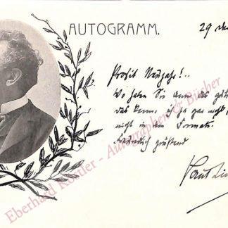 Lindau, Paul, Schriftsteller (1839-1919). Lindau, Paul, Schriftsteller (1839-1919).