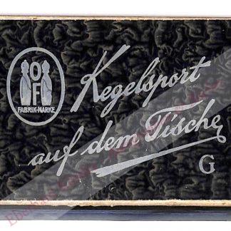 "Kegelsport auf dem Tische", . "Kegelsport auf dem Tische", .