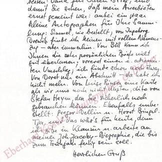 Engelmann, Bernt, Schriftsteller und Journalist (1921-1994). Engelmann, Bernt, Schriftsteller und Journalist (1921-1994).