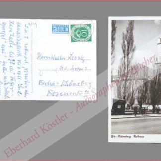 Benn, Gottfried, Schriftsteller (1886-1956).