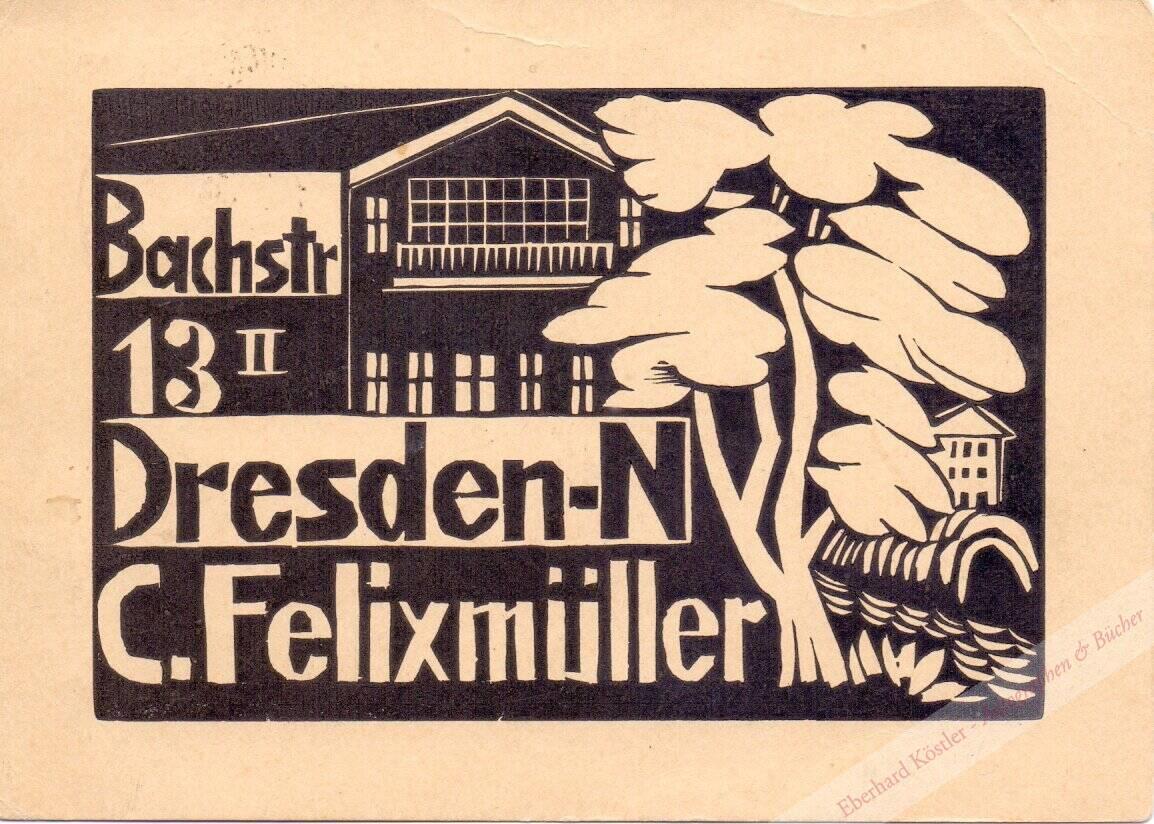 Felixmüller, Conrad, Maler und Graphiker (1897-1977). Felixmüller, Conrad, Maler und Graphiker (1897-1977).