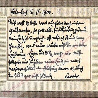 Lavater, Johann Caspar, Schriftsteller und Physiognom (1741-1801).