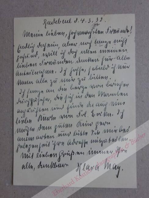 May, Karl, Schriftsteller (1842-1912). May, Karl, Schriftsteller (1842-1912).