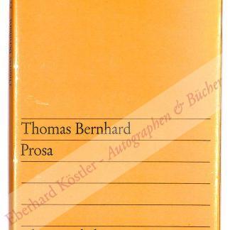 Bernhard, Thomas, Schriftsteller (1931-1989).