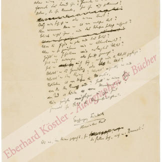 Kraus, Karl, Schriftsteller (1874-1936). Kraus, Karl, Schriftsteller (1874-1936).