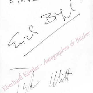 Bergel, Erich, Dirigent (1908-1989).