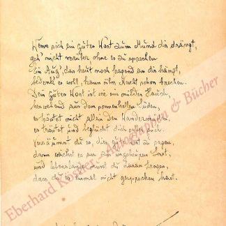 Nabl, Franz, Schriftsteller (1883-1974).