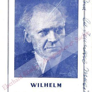 Backhaus, Wilhelm, Pianist (1884-1969).
