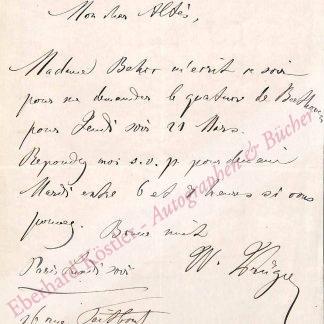 Krüger, Wilhelm, Komponist und württembergischer Hofpianist (1820-1883).