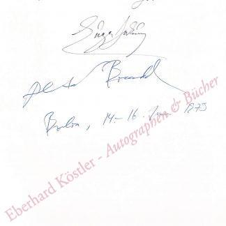 Jochum, Eugen, Dirigent (1902-1987).