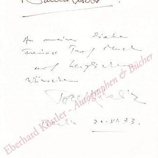 Kubelik, Rafael, Dirigent (1914-1996).