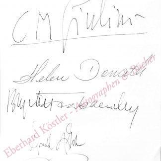 Giulini, Carlo Maria, Dirigent (1914-2005).