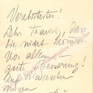 Weingartner, Felix, Komponist und Dirigent (1863-1942).