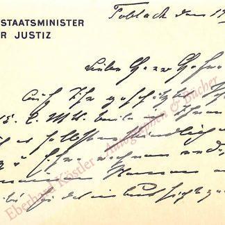 Breunig, Georg von, Politiker (1855-1933). Breunig, Georg von, Politiker (1855-1933).