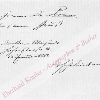 Biedermann, Woldemar von, Jurist und Literaturwissenschaftler (1817-1903). Biedermann, Woldemar von, Jurist und Literaturwissenschaftler (1817-1903).