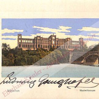 Ganghofer, Ludwig, Schriftsteller (1855-1920).