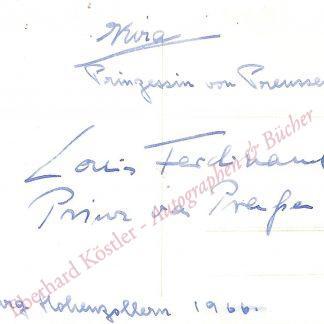 Louis Ferdinand, Prinz von Preußen, Enkel Kaiser Wilhelms II. (1907-1994).