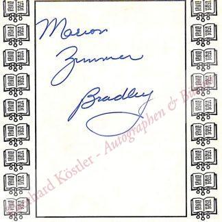 Zimmer Bradley, Marion, Schriftstellerin (1930-1999). Zimmer Bradley, Marion, Schriftstellerin (1930-1999).