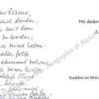 Mitscherlich(-Nielsen), Margarete, Psychoanalytikerin und Frauenrechtlerin (1917-2012). Mitscherlich(-Nielsen), Margarete, Psychoanalytikerin und Frauenrechtlerin (1917-2012).
