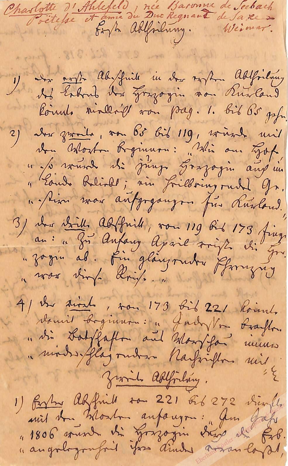 Ahlefeld, Charlotte von (geb. von Seebach), Schriftstellerin (1777-1849). Ahlefeld, Charlotte von (geb. von Seebach), Schriftstellerin (1777-1849).